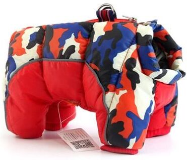 PetsAreLife Comfy Dog Winter Jumpsuit Red L