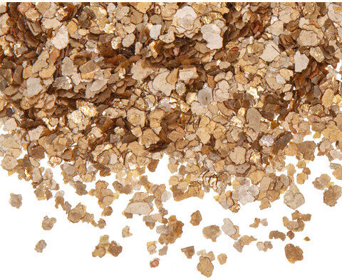 Glimmer-Flocken, gold, 1–6 mm, 370 ml