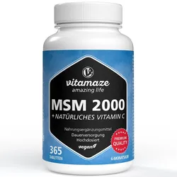 MSM 2000+Vitamin C Acerola Extrakt Tabletten 365 St