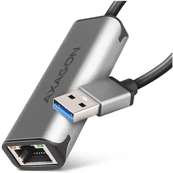 Axagon ADE-25R network card Internal Ethernet (USB, RJ45 2.5 Gigabit Ethernet (1x)), Netzwerk Adapter, Silber, Grau