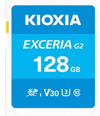 Kioxia Exceria G2 SDXC-Karte 128 GB LNEX2L128GG4