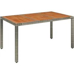 vidaXL, Gartentisch + Balkontisch, Jadorar (4x Stuhl + 2x Sessel + Tisch) (150 x 90 x 75 cm)
