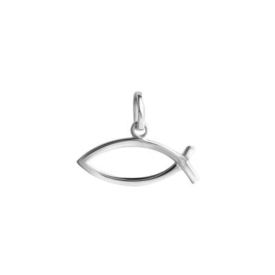 Kettenanhänger VIVANCE "925-Sterling Silber rhodiniert", weiß, Schmuckanhänger, Damen, one-size, Silber 925 (Sterlingsilber), 0,5 g, Kettenanhänger