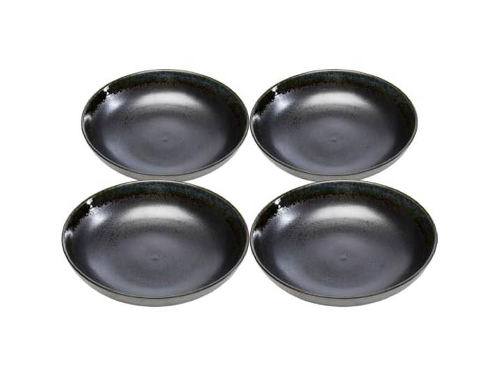 Kare Design Kassandra soepborden, zwart, 23 cm, 4 stuks