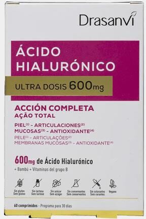 DRASANVI ACIDO HIALURONICO 600mg POR DOSE 60 COMPR