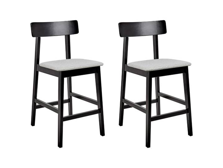 BARHOCKER 2er-Set Schwarz Isanti