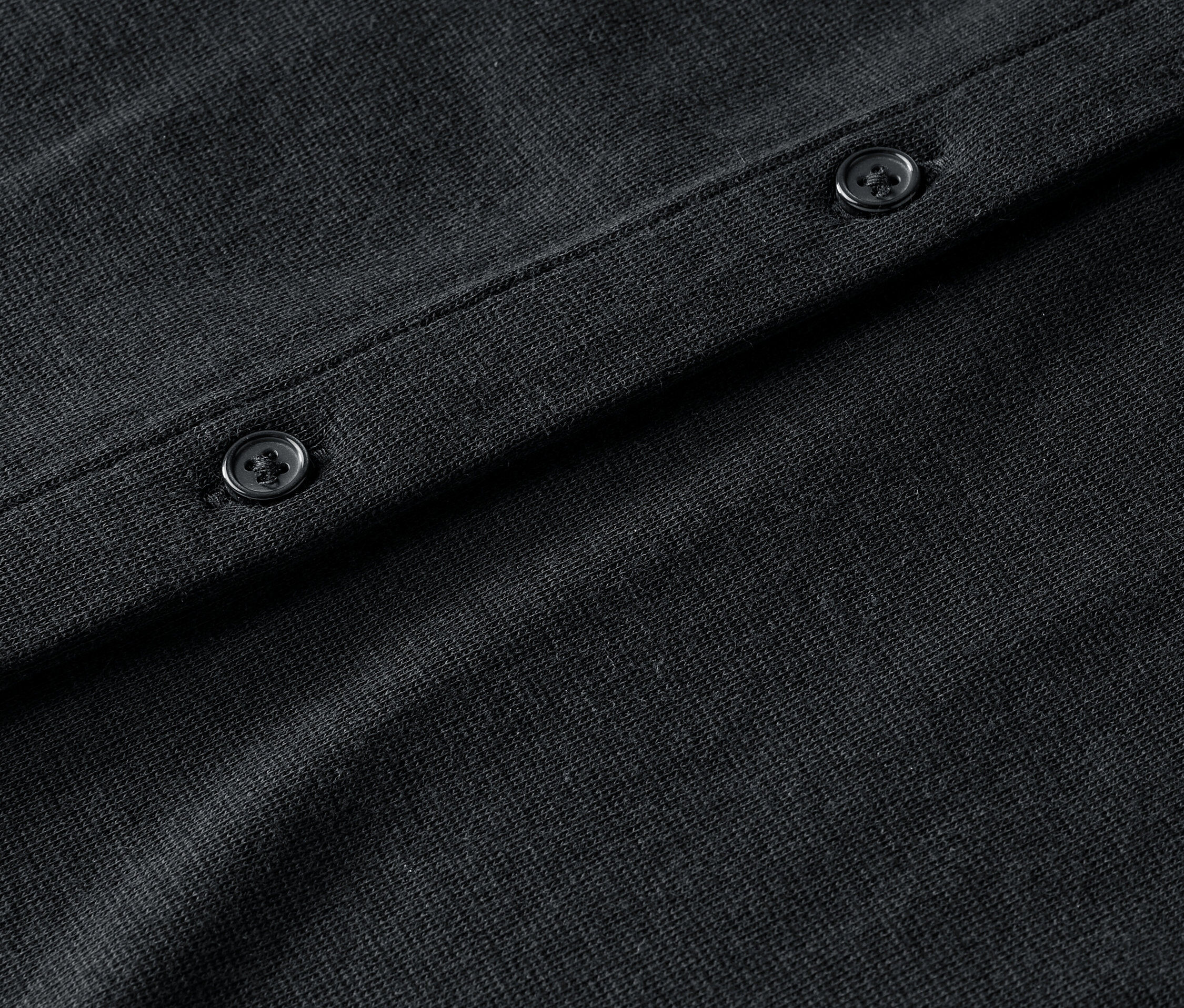Tchibo - Blusenshirt mit Knopfleiste - Damen - Gr. L - schwarz