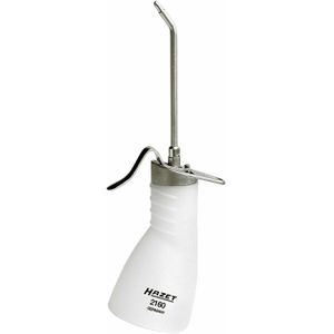 Hazet Ölkanne 2160, aus Kunststoff, 200 ml, starrer Ausguss, mit Pumpe