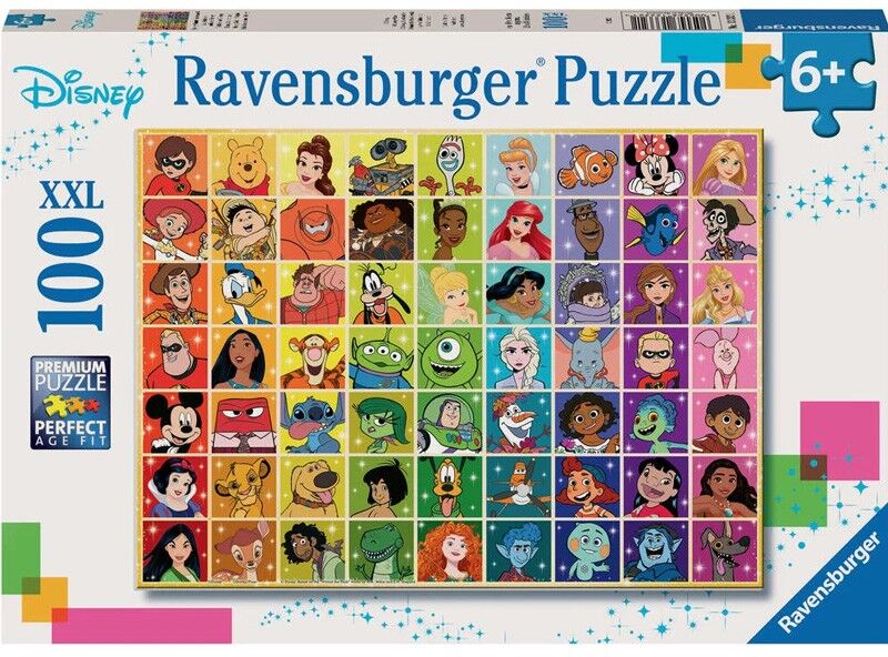 Ravensburger Puzzle 100 p XXL - La palette de couleurs Disney