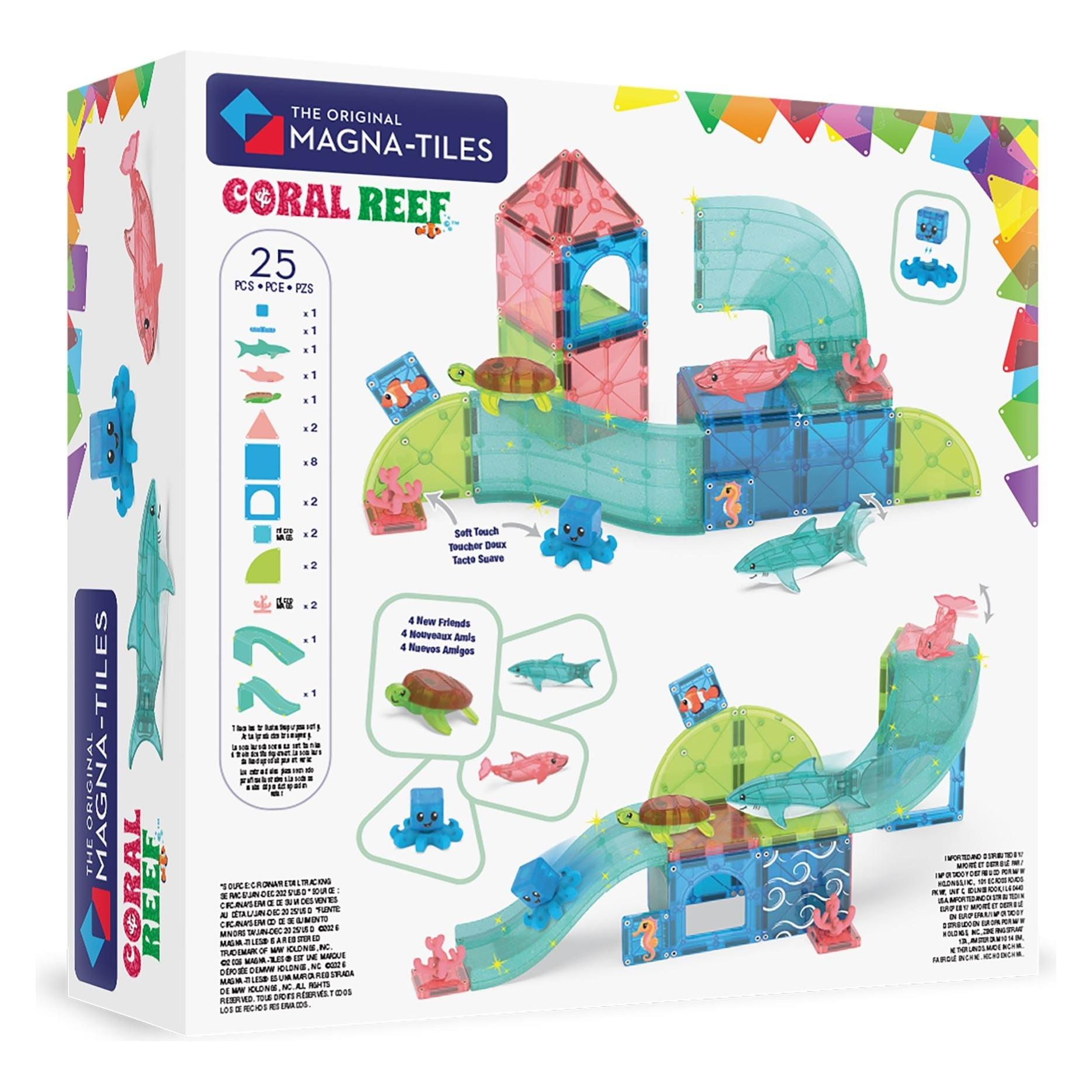 Magna-Tiles Coral Reef 25-teilig: Kreativer Unterwasserspass (262025CR)