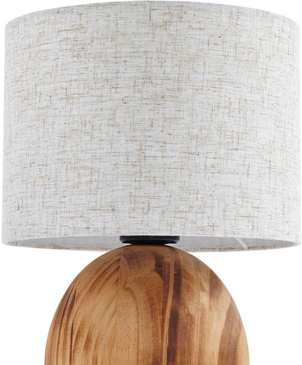 Tischlampe Mayumi Lindby, Holz hell, für Wohn- / Esszimmer, Holz, Skandinavisch, Tischlampe