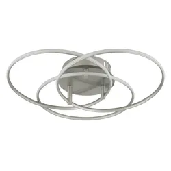 Globo Lighting Deckenleuchte   , silber Ø: 45.6