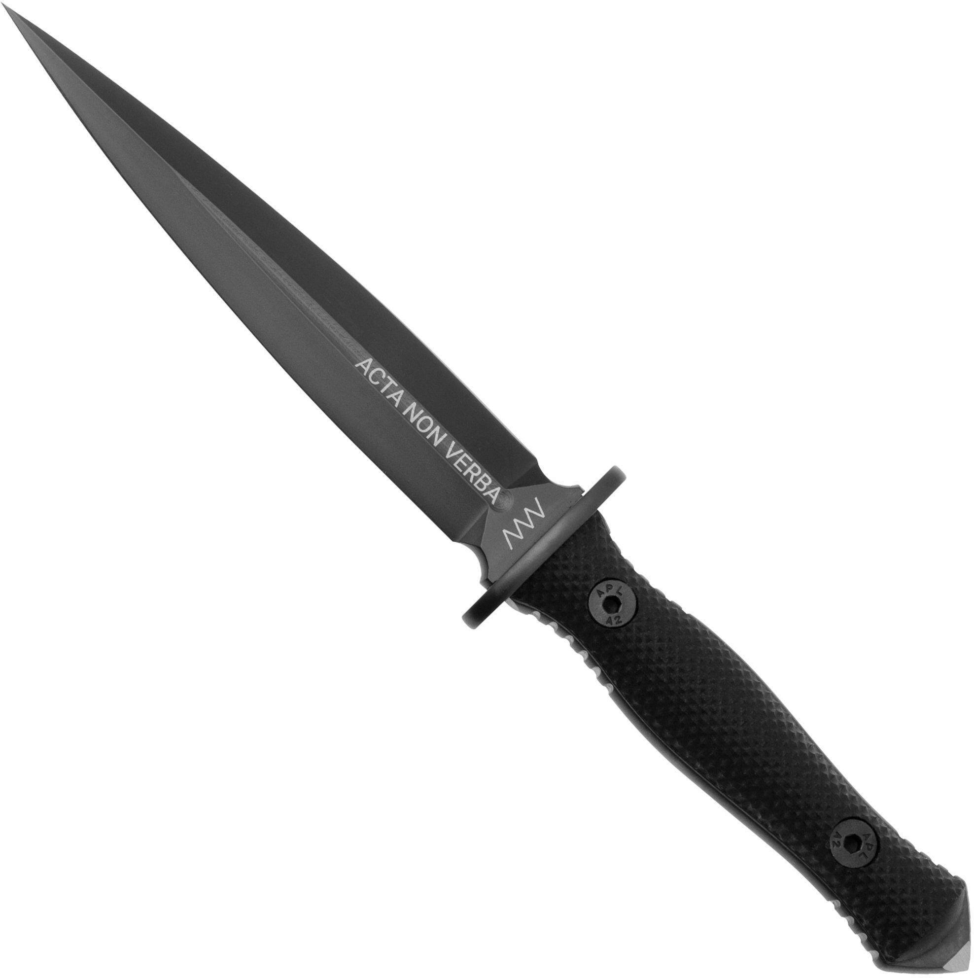ANV: Acta Non Verba ANV M500 M500-009 Kamba DLC Elmax Black G10, pugnale