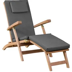 Gartenliege WOODIE (BHT 57x93x170 cm) - BHT 57x93x170 cm