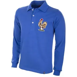 Copa Football, Herren, Fussballtrikot, Frankreich 1950 Retro Trikot (L), Blau