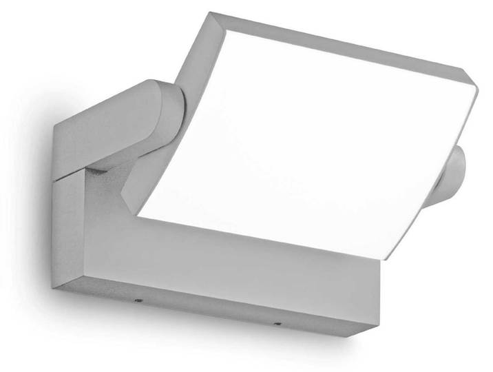 Ideal Lux SWIPE LED Wandleuchte 20,5W Grau IP54 warmweiss 326863