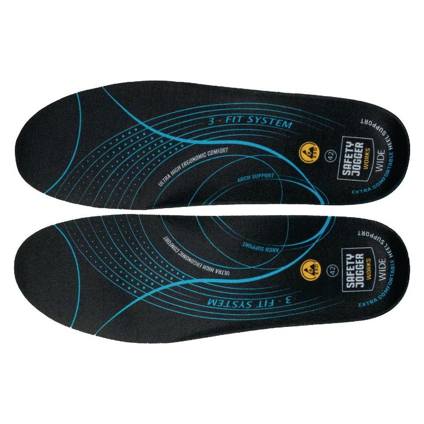 Safety Jogger Einlegesohle SJ3FITW (010613-BLK)