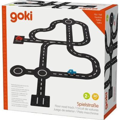 Spielstraße mit 2 Fahrzeugen