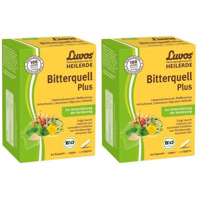 Luvos Heilerde Bitterquell Bio 2x 2x60 St Kapseln