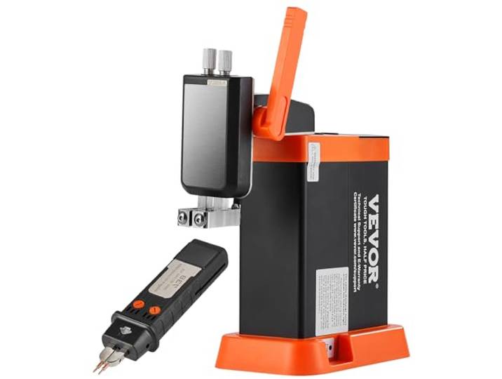 VEVOR Soudeuse par points pour batterie\, condensateur 14\,5 kW\, 801D soudeur par points pour batterie à impulsion stockage d'énergie\, stylo de soudage 73B 2 modes de soudage pour nickel pur 0\,1-0\,3 mm