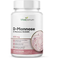 VitaSanum® - D-MANNOSE 500 mg – 1 Kapsel Tagesportion