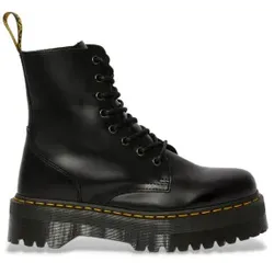 Dr Martens für Damen. 15265001 Jadon Glattlederstiefel schwarz (40), 3 bis 5 cm, Reißverschluss, Lässig