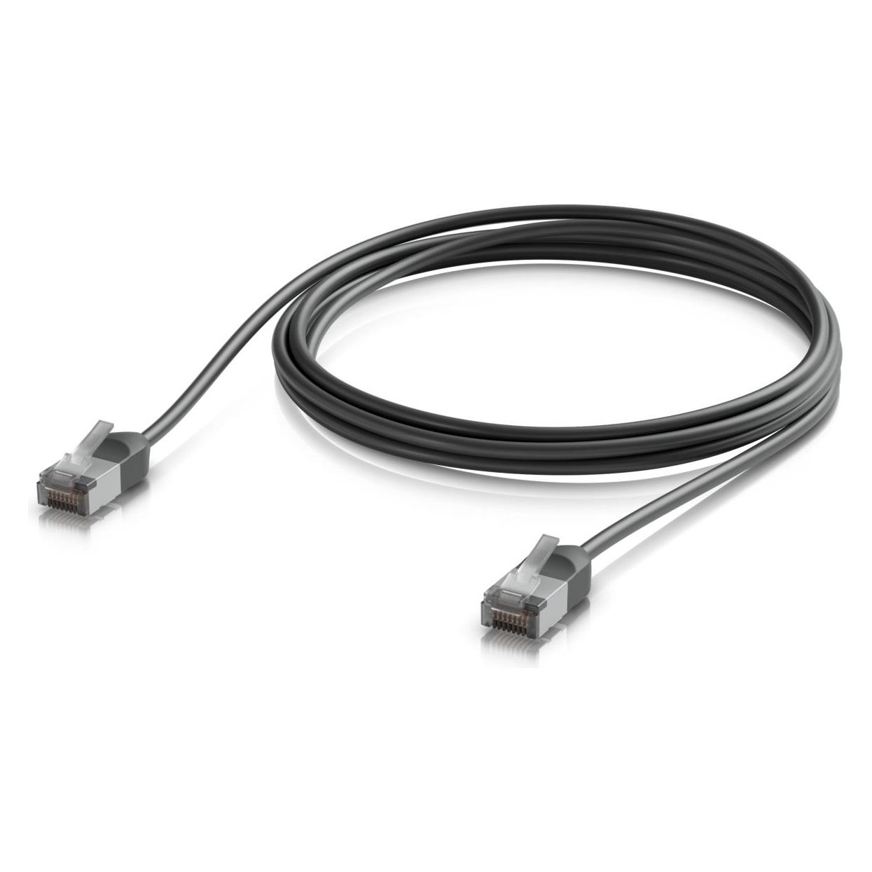 Ubiquiti Ultradünnes, robustes, geschütztes Aussenspatchkabel für 10 GbE-Netzwerke (F/UTP, CAT6a, 2 m) (UACC-CABLE-PATCH-OUTDOOR-C6A-2M-BK)