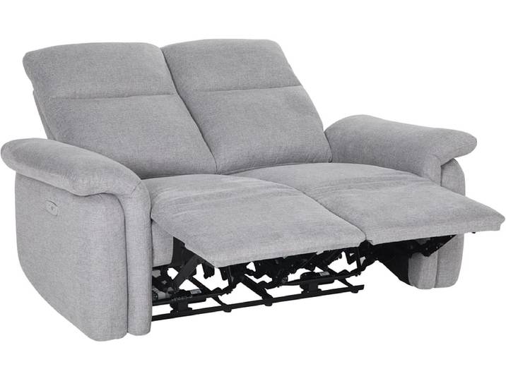 2er Sofa ZEN Stoff grau