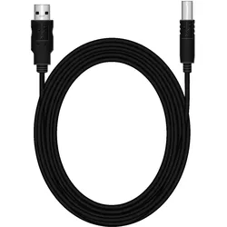 Drucker- & Scanner-Anschlusskabel - High-Speed 2.0 USB-A auf USB-B - 5m Schwarz - Zuverlässige Datenübertragung für Drucker, Scanner & Festplatten