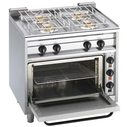 EKU Thermik 650 Gasherd EmaxxBurner Kompakt EB-650-GEH-4