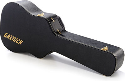 Gretsch G6243 Case Schwarz mit goldenem Logo