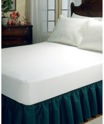 Fresh Ideas Fitted Vinyl Mattress Protector by Levinsohn Textiles in White (Size KING)