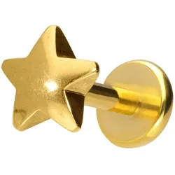 Titan Labret mit Push Fit STERN