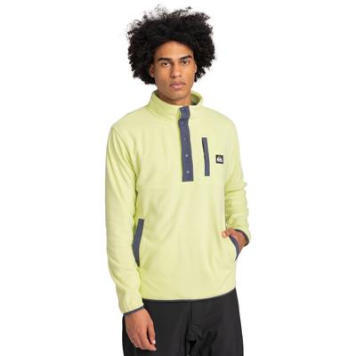 Sweatshirt QUIKSILVER "No Destination", Herren, Gr. M, gelb (shadow lime), Obermaterial: 100% Microfaser., Jacken Sweatshirt