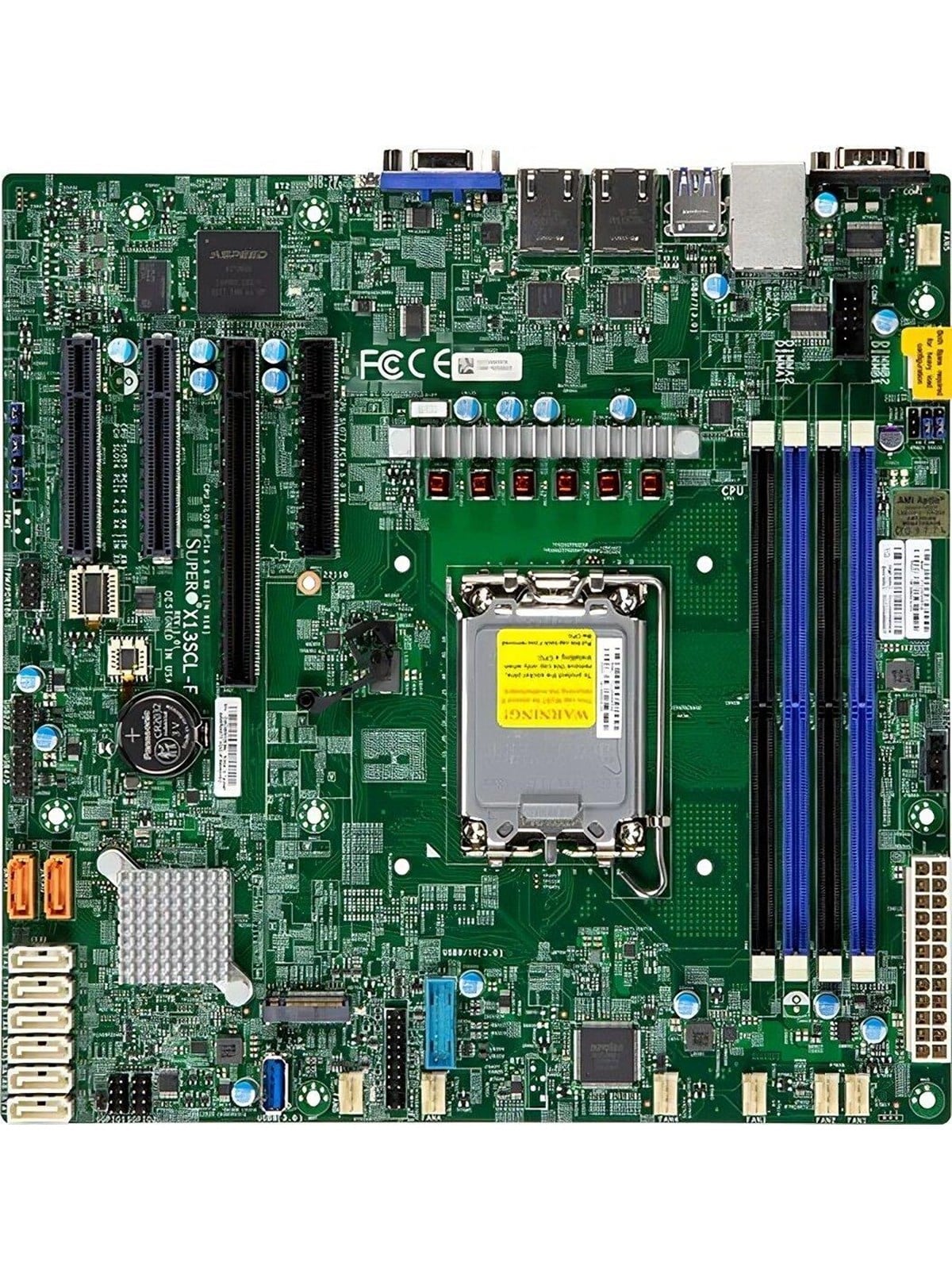Supermicro X13SCL-F Mainboard - Intel C262 - Intel LGA1700 - DDR5 RAM - Micro-ATX