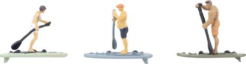 Faller H0 Stand-up Paddler Bemalt, Stehend