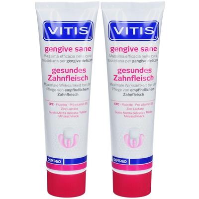 Vitis Gesund Zahnfl Zahnpa x2 2x100 ml Zahnpasta