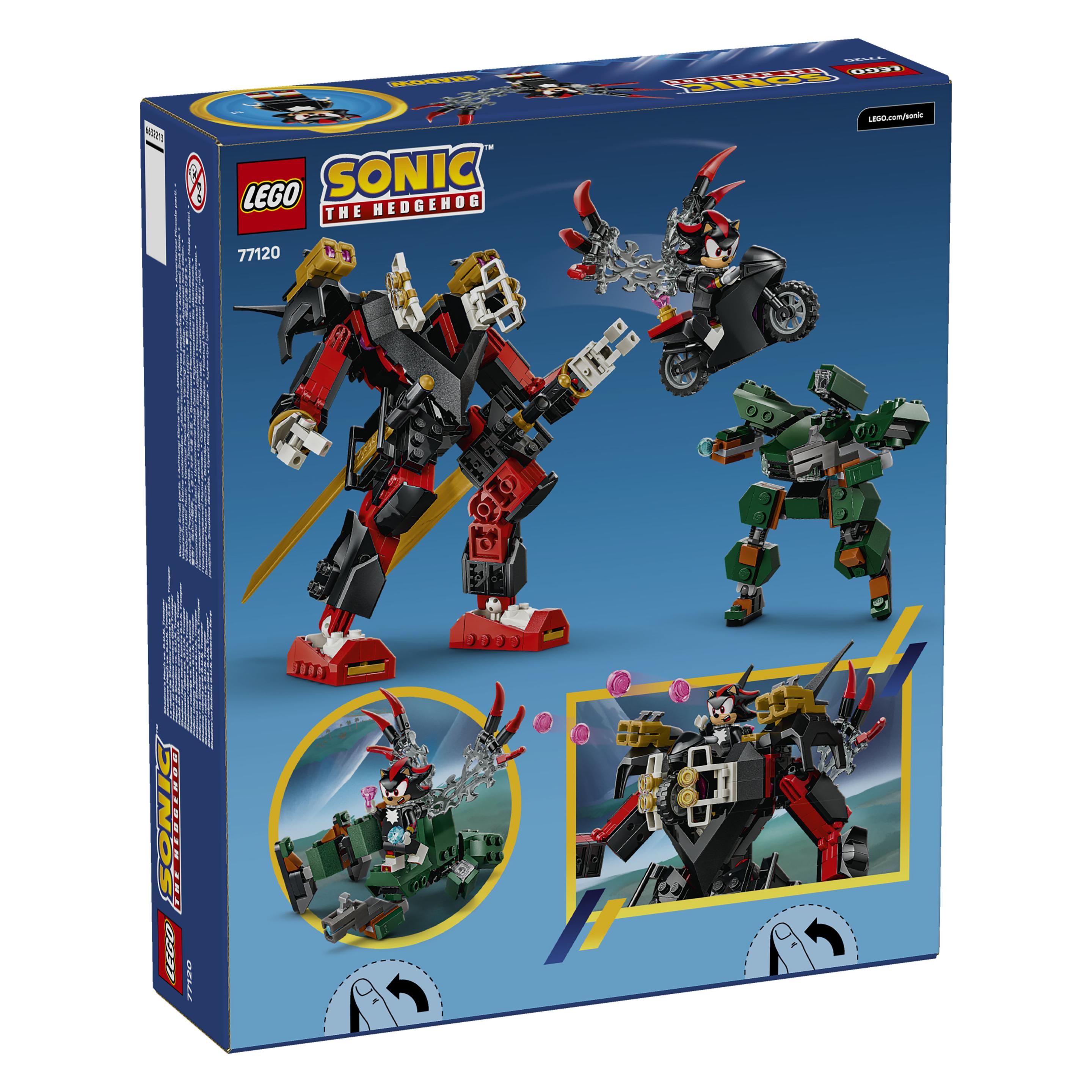 LEGO Sonic the Hedgehog 77120 - Shadow's Robot vs G.U.N. Trooper (77120)