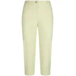 Comfort Fit Caprihose Peter Hahn gelb, 22