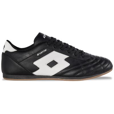 Sneaker LOTTO, Herren, Gr. 38, schwarz-weiß (schwarz, weiß), Synthetik, mehrfarbig, Schuhe Sneaker, im angesagten Taekwondo Look