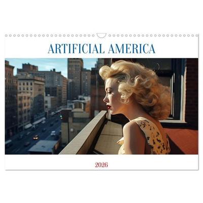 Artificial America (Wandkalender 2026 DIN A3 quer), CALVENDO Monatskalender