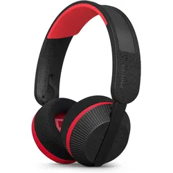 Series 6000 TAA6219BK Over-Ear Kopfhörer mit Mikrofon Schwarz Rot