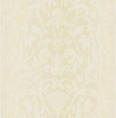 Seabrook Designs Alba Linen Damask Unpasted Wallpaper