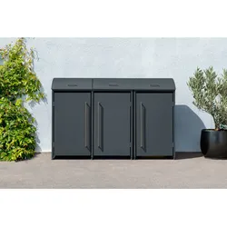 Westmann Mülltonnenbox "Moderna 3",anthrazit,