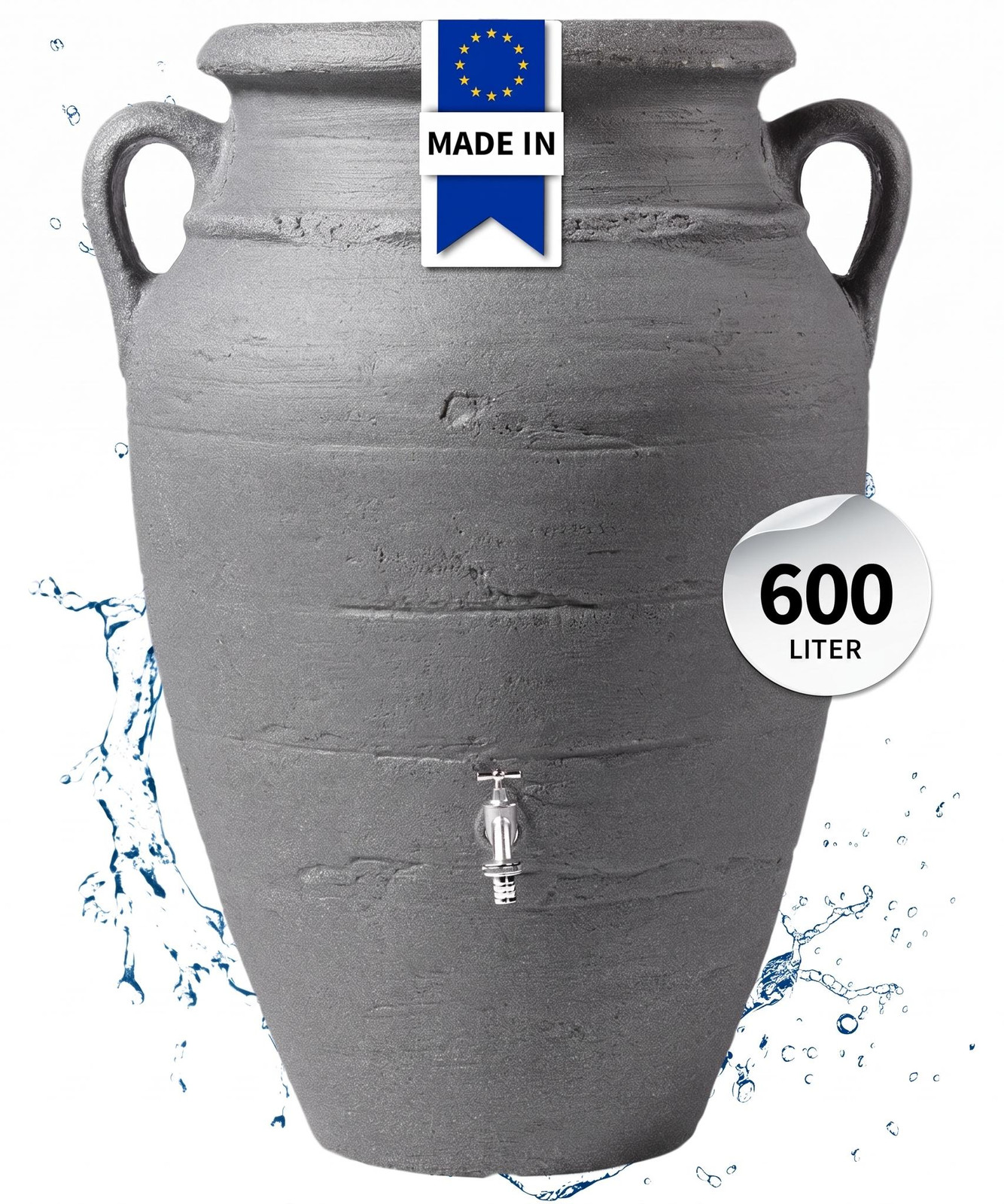 Graf Garantia Antik amfoor 600 L dark granite
