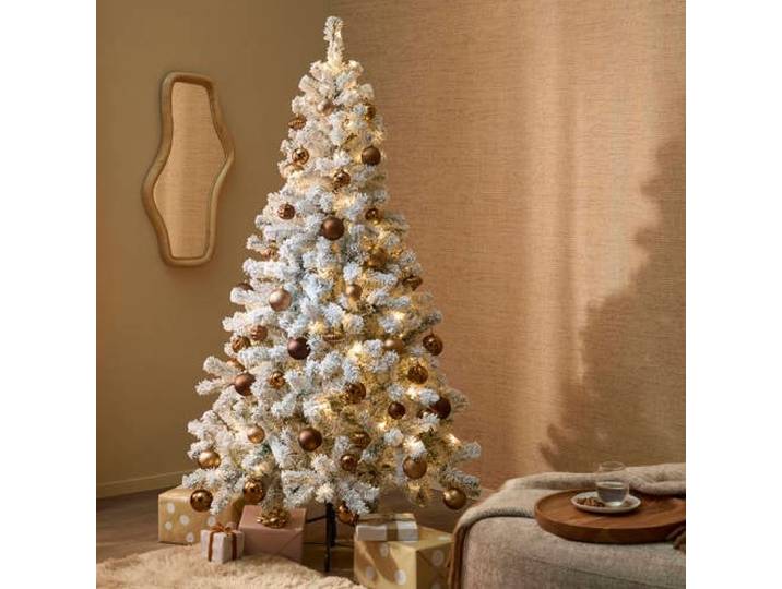 Nova Belle Verlichte besneeuwde kerstboom Nordic Pine (h215xd122 cm)