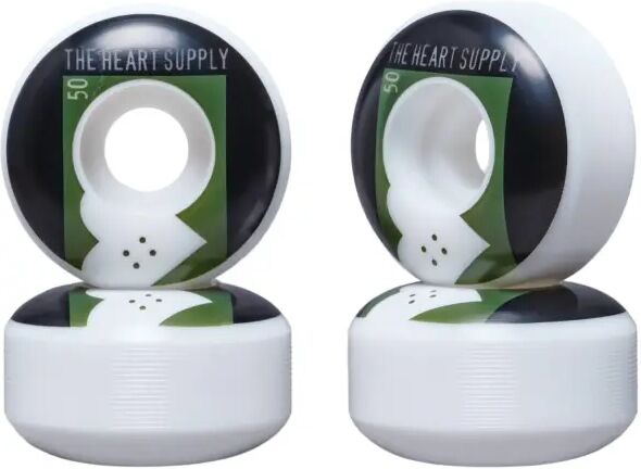 Skateboard Rollen Heart Supply Even 99A 4 Stk. (50mm - Grün)