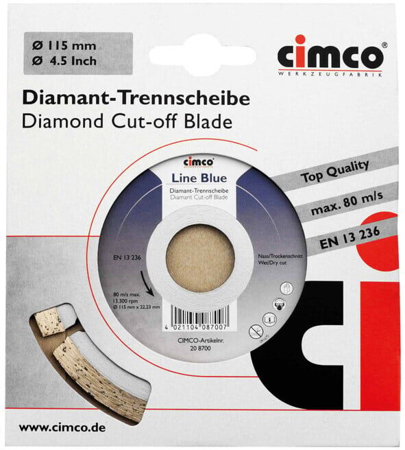 Cimco Disque diamanté D=115 mm 208700 (208700)