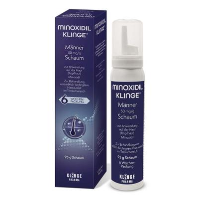 Minoxidil Klinge Männer 50 mg/g Schaum 95 g