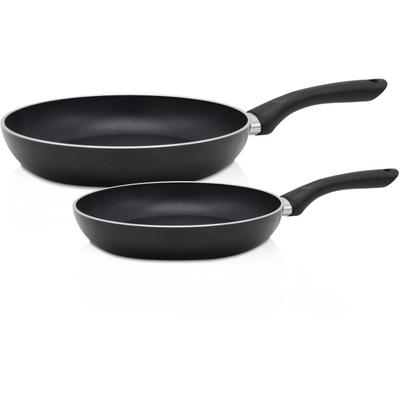 Pfannen-Set KRÜGER "Venezia", schwarz, Pfannen, Ø 24/28 cm, Induktion